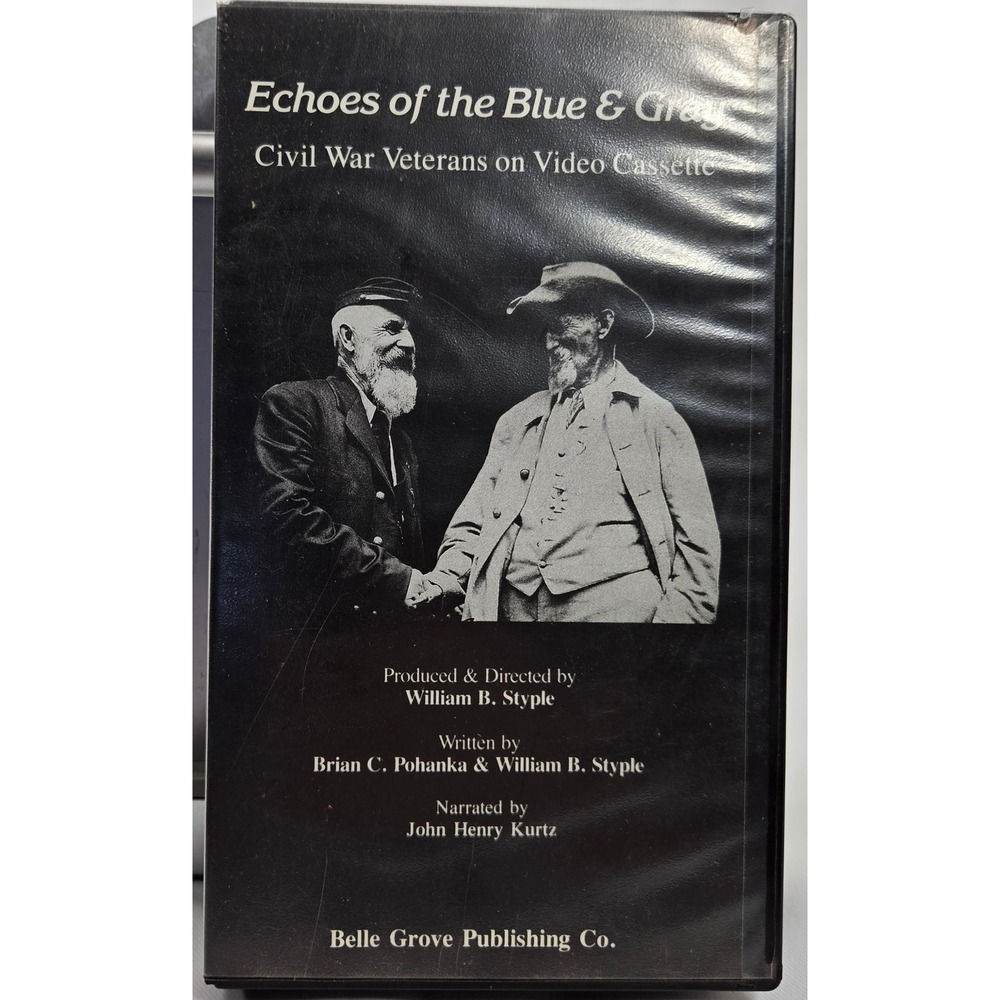 Echoes of the Blue & Gray Civil War Veterans on Video Cassette VHS in Clamshell‎